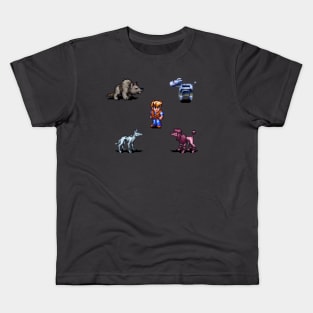 Boy and His Dog(s) Kids T-Shirt